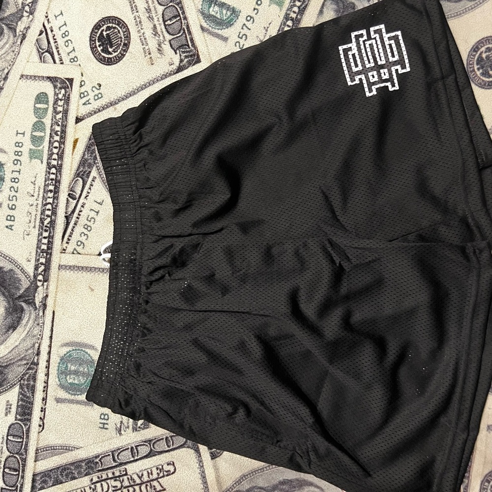 Black Mesh Men's Shorts